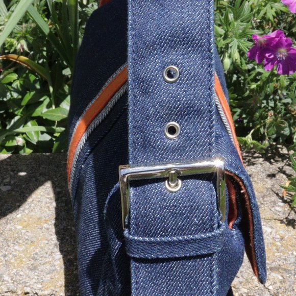 🌏 Vintage Y2k Denim Shoulder Bag - Picture 6 of 13